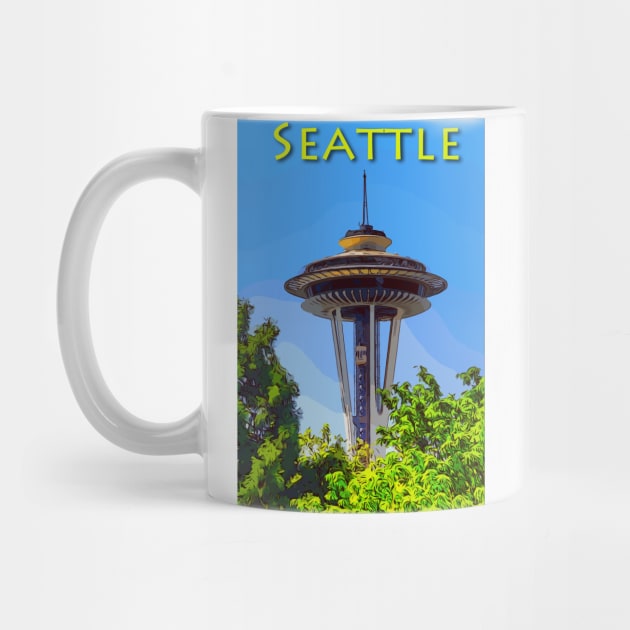 Seattle Space Needle by WelshDesigns